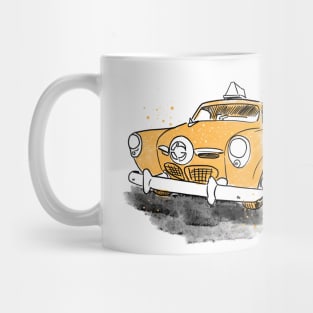 Yellow Classic Taxi Mug